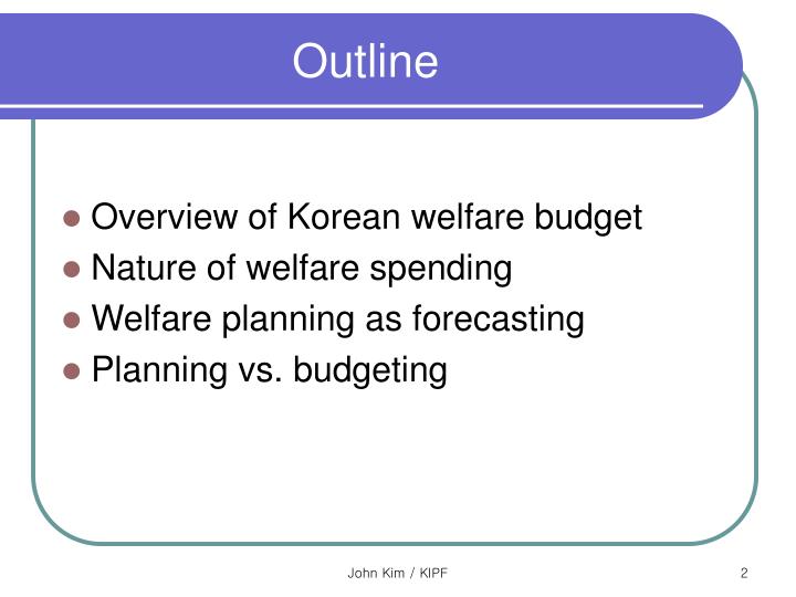 ppt planning and budgeting in social welfare powerpoint