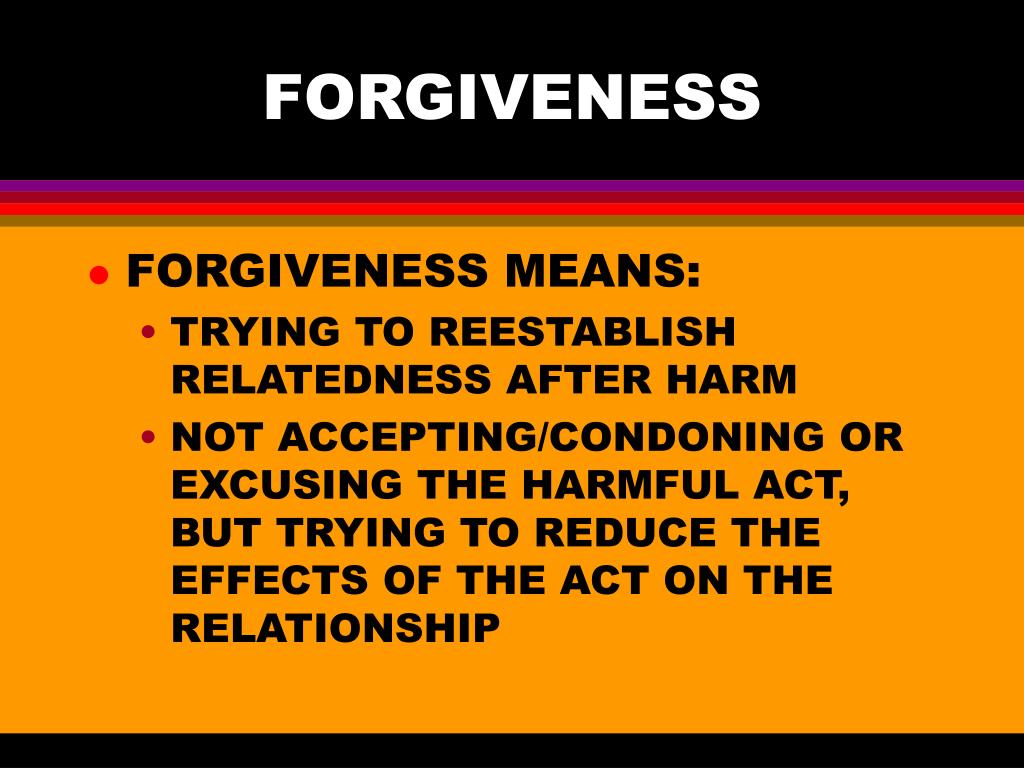 essay on forgiveness topic