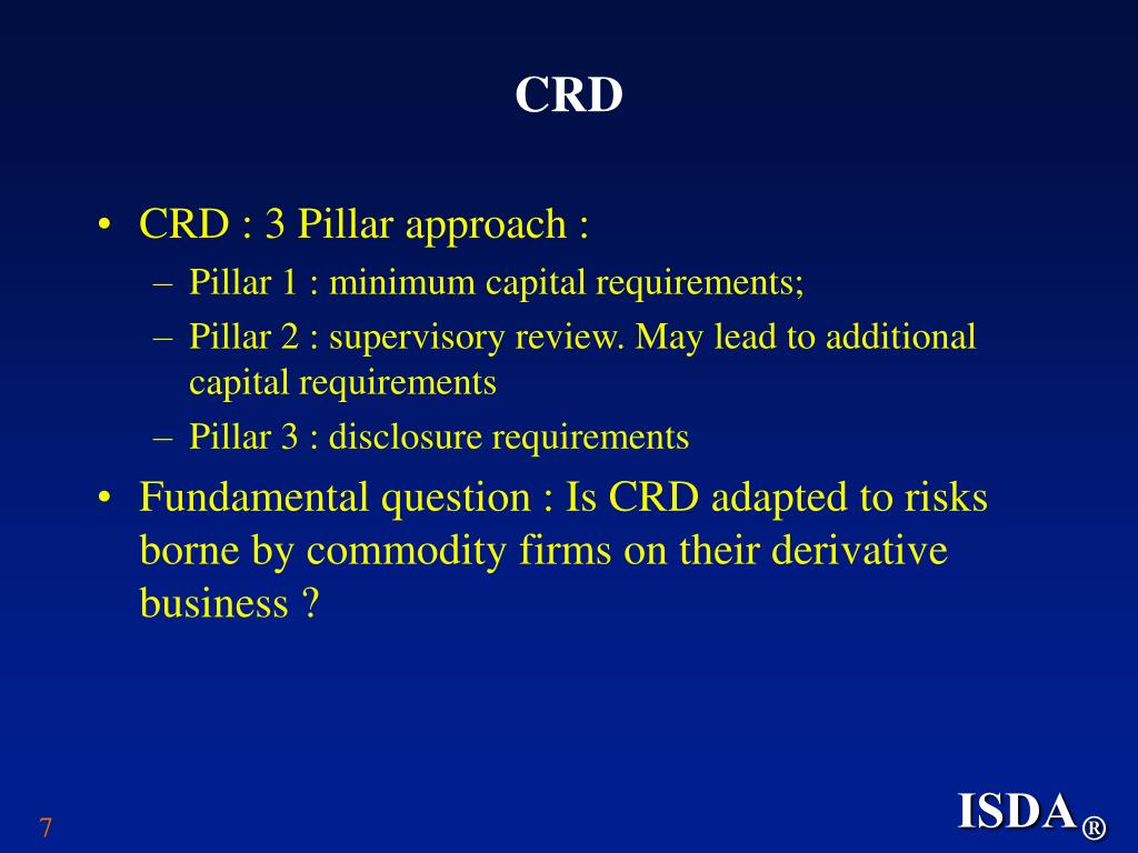 PPT Commodities And The Capital Requirements Directive PowerPoint 