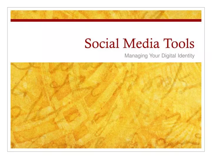 social media tools n.