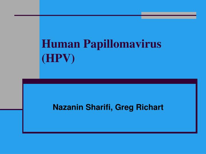 papillomavirus ppt)