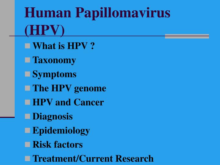 human papillomavirus diagnosis ppt