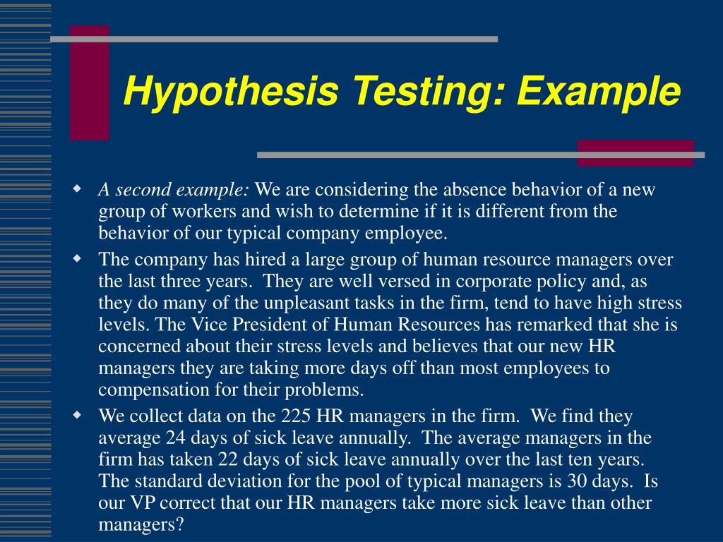 hypothesis study ppt