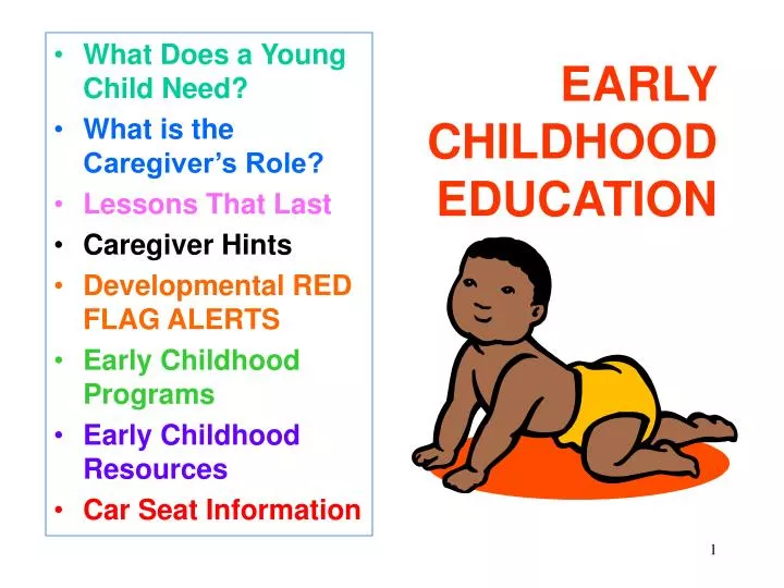 early childhood education n.