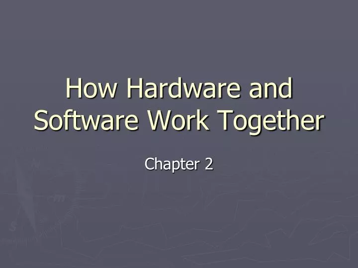 how hardware and software work together n.