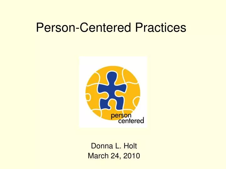 person centered practices n.