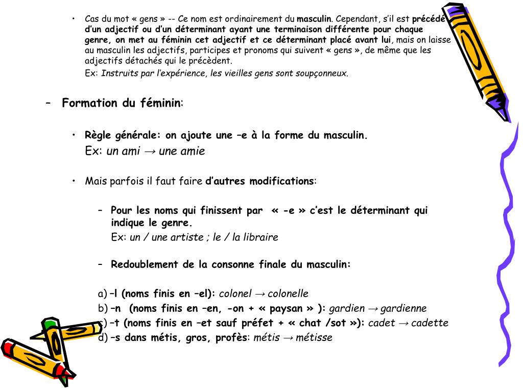 Traitement Est Feminin Ou Masculin