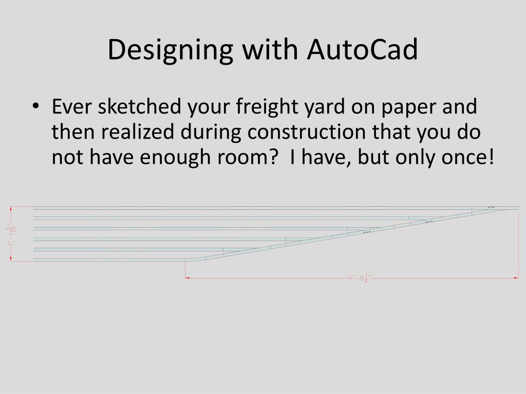 PPT - Model Railroad Concepts and Design With CAD PowerPoint ...