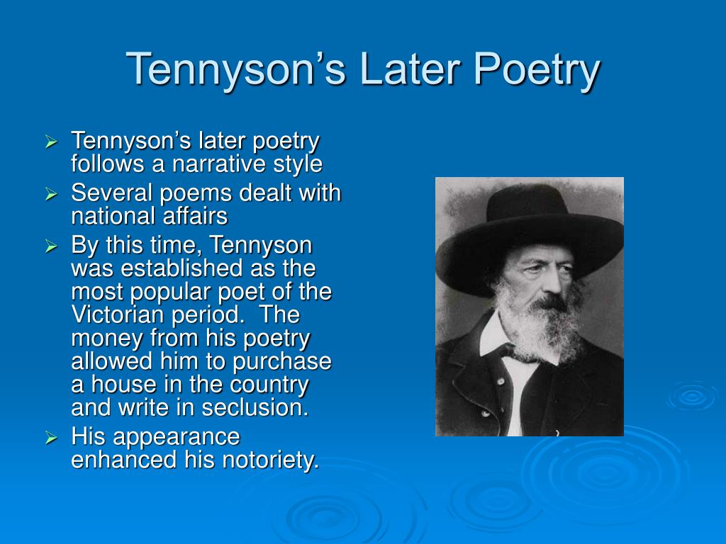 write an essay on tennyson as a poet of nature
