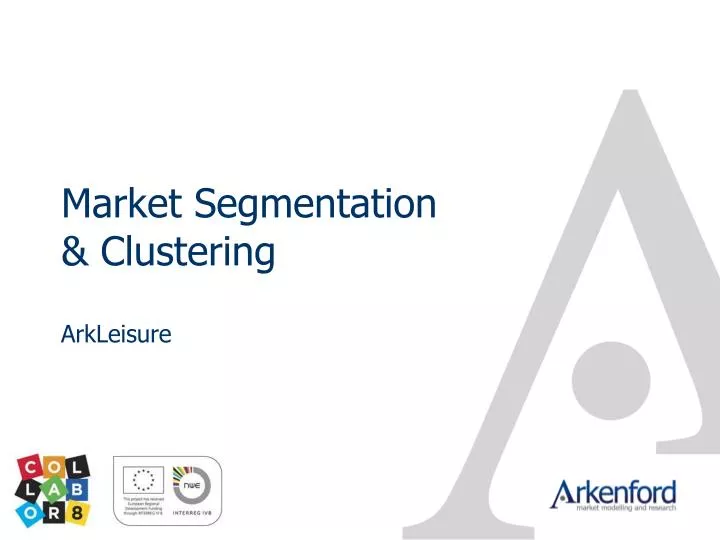 market segmentation clustering n.