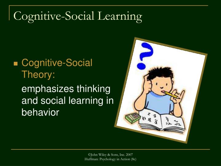 cognitive social learning theory cognitive social learning theory
