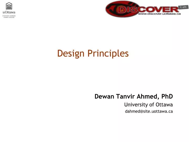 design principles n.