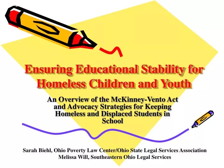 ensuring educational stability for homeless children and youth n.