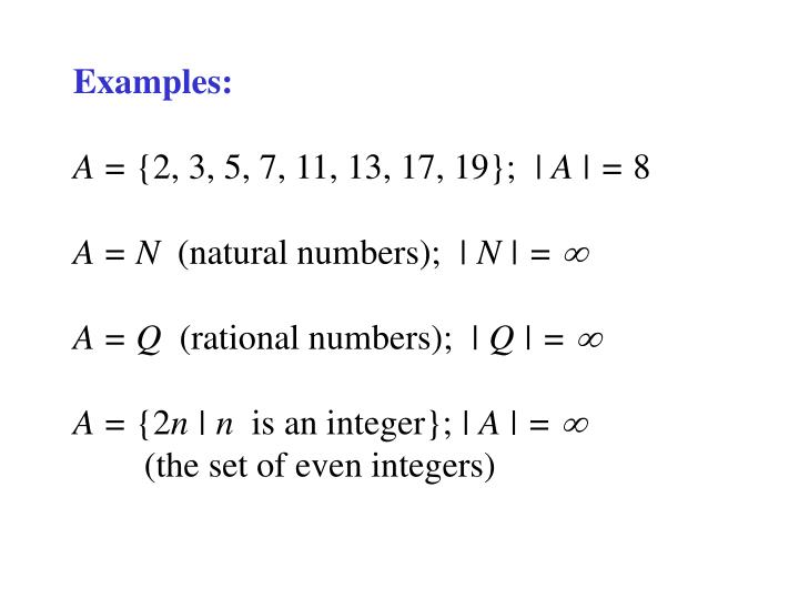 Ppt Cardinality Of A Set Powerpoint Presentation Free Download Id 560914