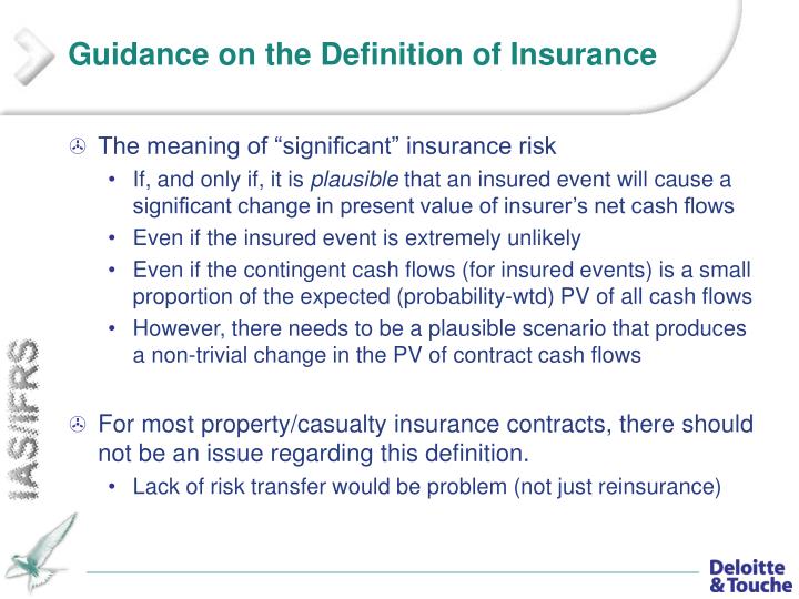 PPT - International Accounting Standards for Insurance ...