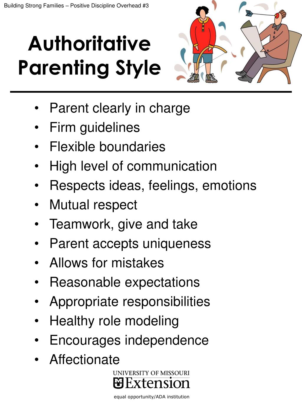 research on authoritative parenting style