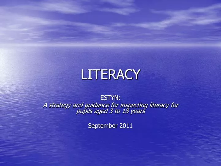 literacy n.