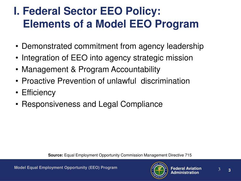 PPT - Model Equal Employment Opportunity (EEO) Program PowerPoint