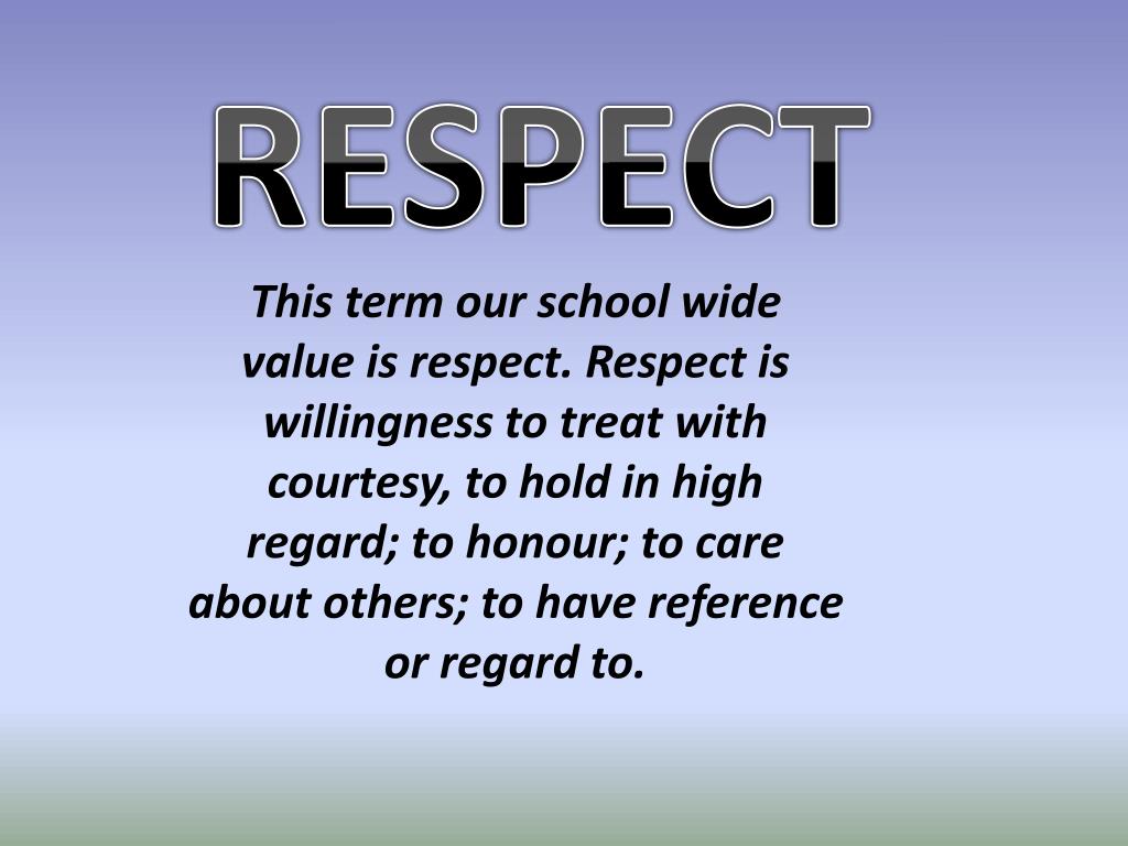 presentations on respect