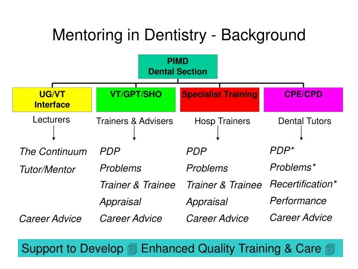 mentoring in dentistry background n.