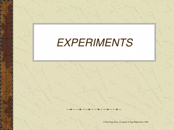 experiments n.