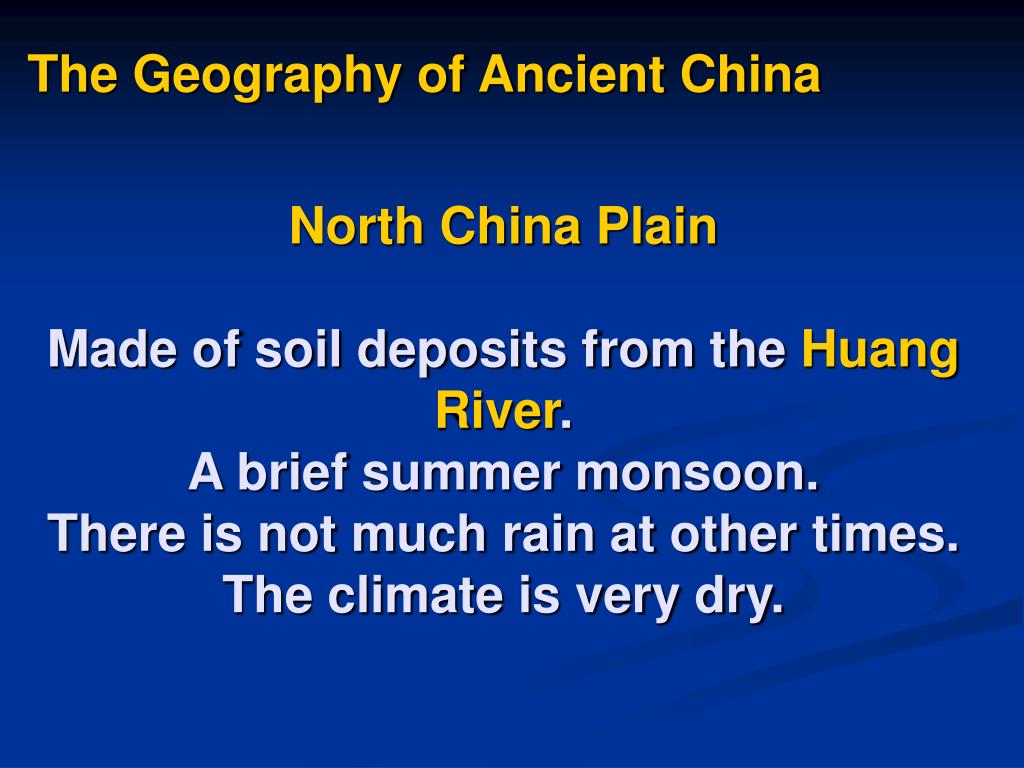 PPT - Chapter 5.1: The Geography of China’s River Valleys PowerPoint 