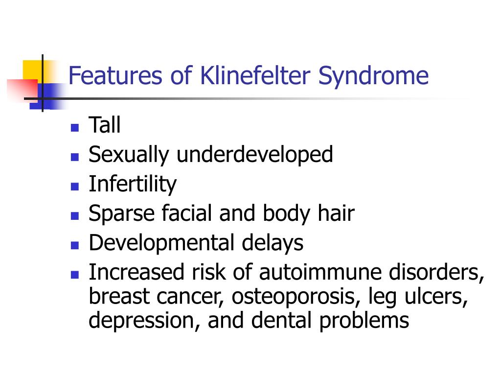 Klinefelter Syndrome Physical Features