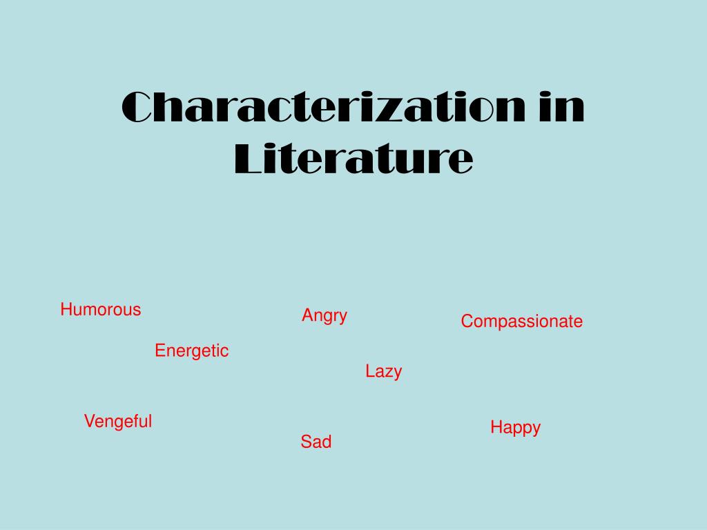 literature characterization