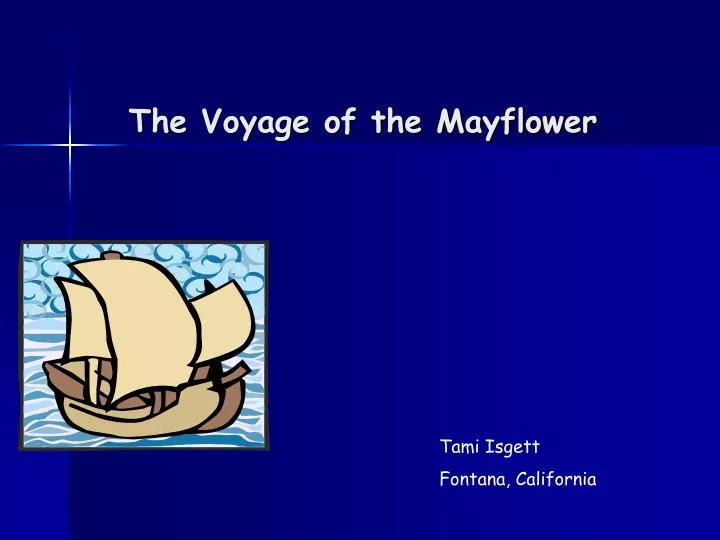 the voyage of the mayflower n.