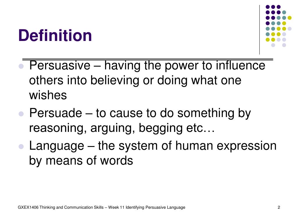define persuasive text