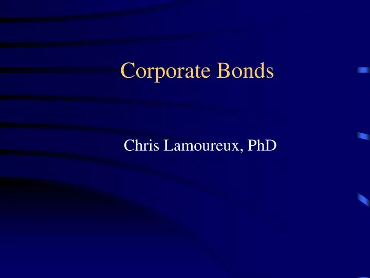 corporate bonds n.