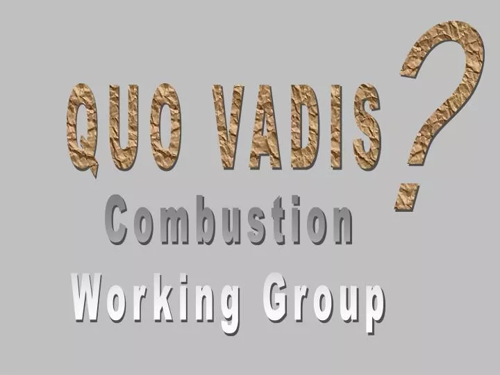 PPT - QUO VADIS PowerPoint Presentation, free download - ID:568850