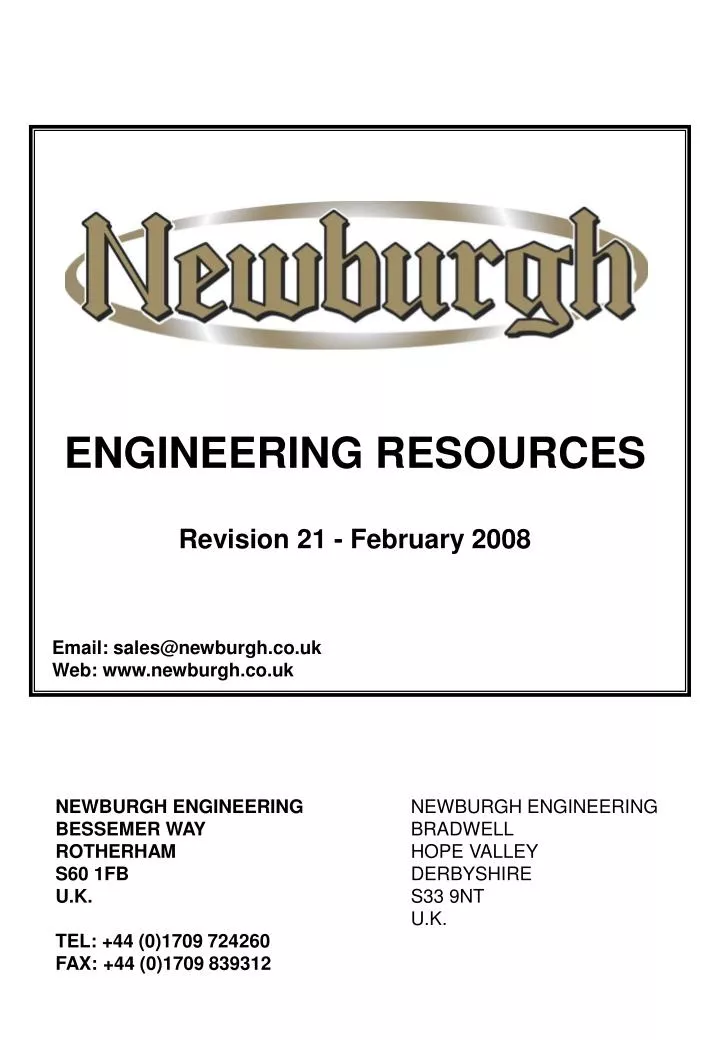 engineering resources revision 21 february 2008 n.