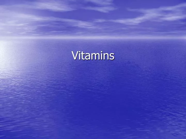 vitamins n.