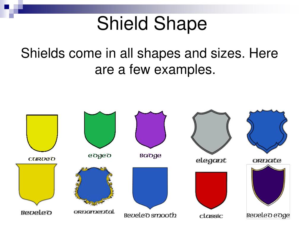 PPT SHIELDS COAT OF ARMS PowerPoint Presentation Free Download 