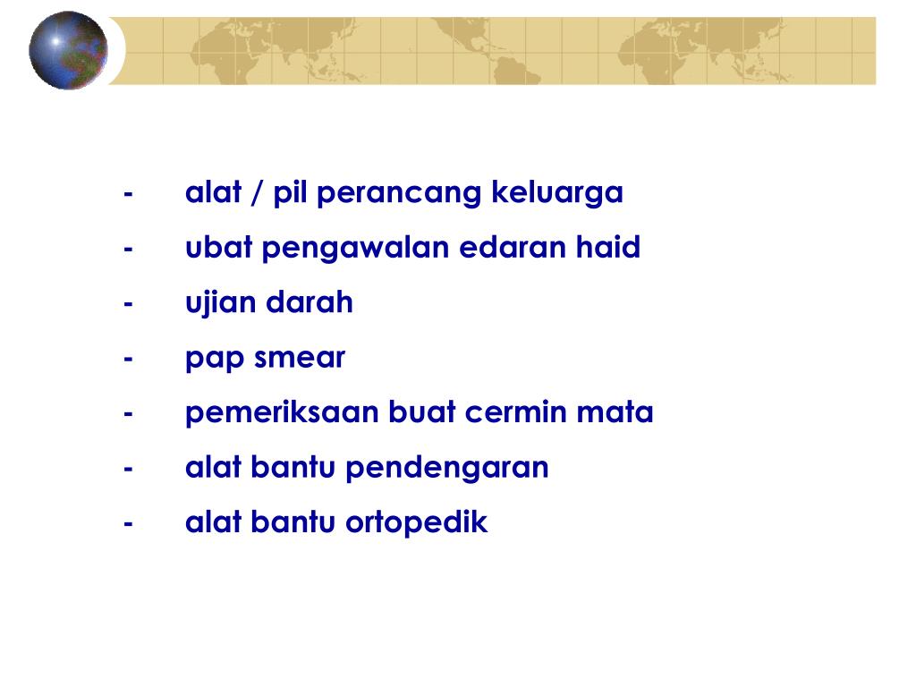 PPT - PERATURAN KEMUDAHAN PERUBATAN PowerPoint 