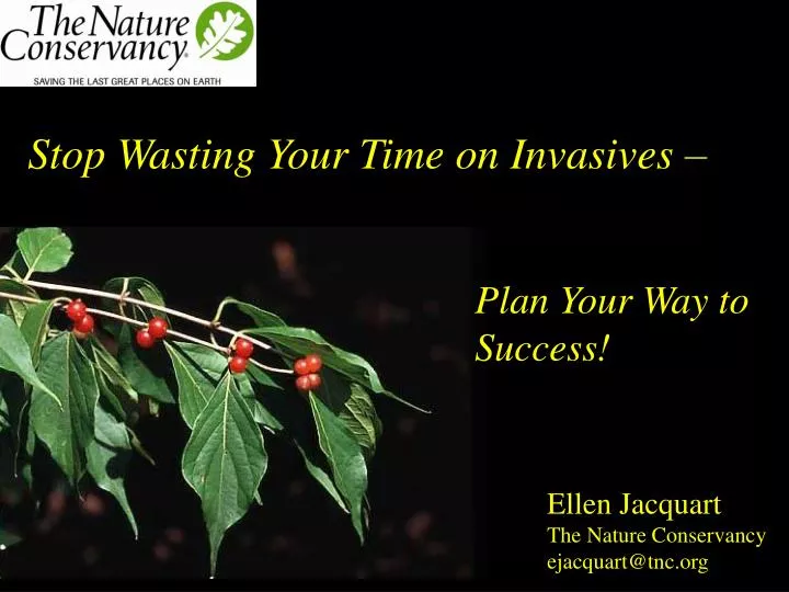 stop wasting your time on invasives n.