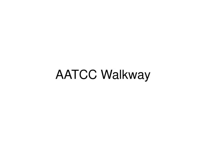 aatcc walkway n.