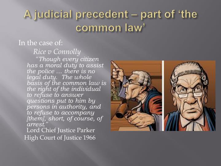 Precedent in Jurisprudence
