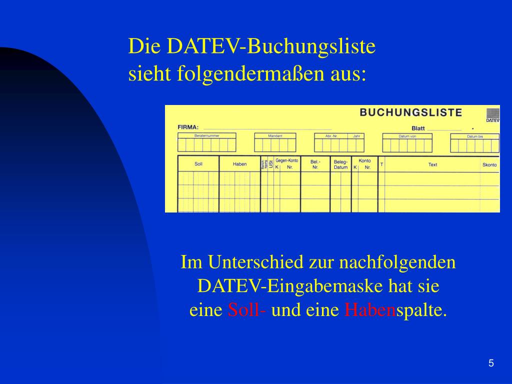 Ppt Datev Buchungstechnik Powerpoint Presentation Free Download Id 573522