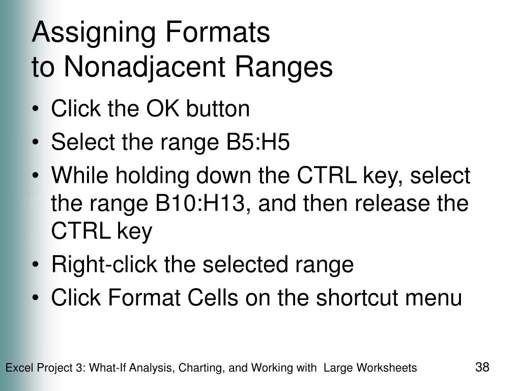 PPT - Excel Project 3 PowerPoint Presentation, free download - ID:573822