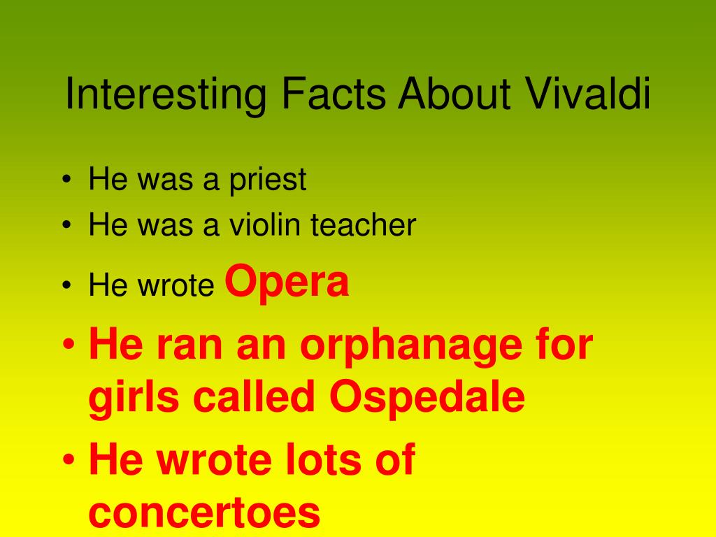 antonio vivaldi facts antonio vivaldi facts