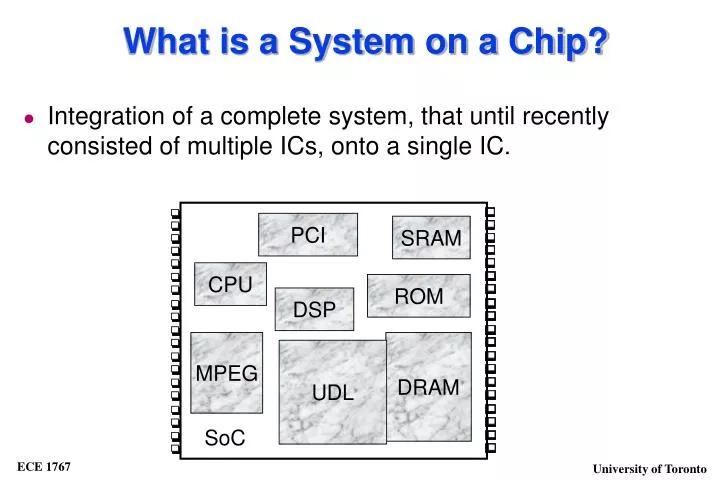 what is a system on a chip n.