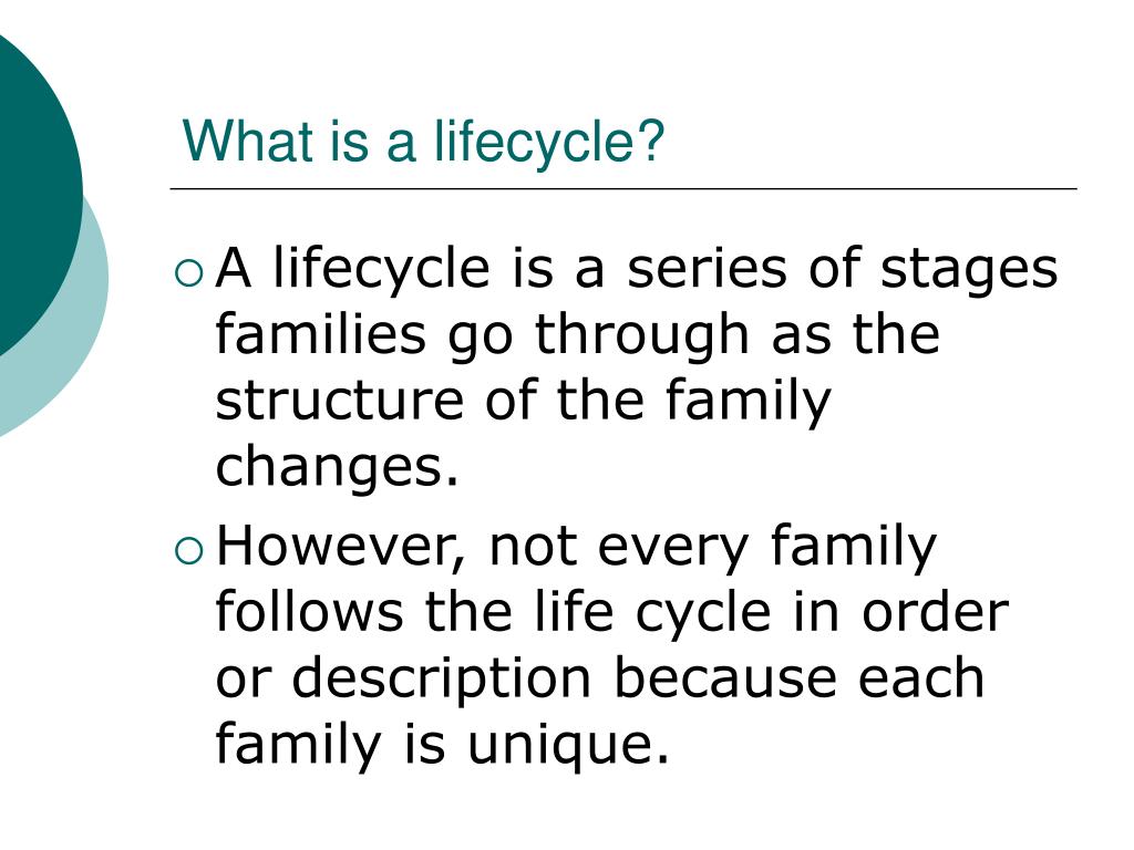 PPT - THE FAMILY LIFECYCLE PowerPoint Presentation, free download - ID ...