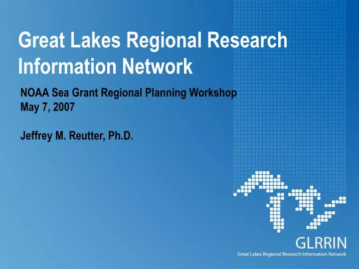 great lakes regional research information network n.