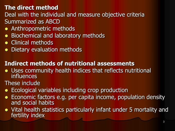 Ppt Assessing Nutritional Status Powerpoint Presentation Free Download Id 575796