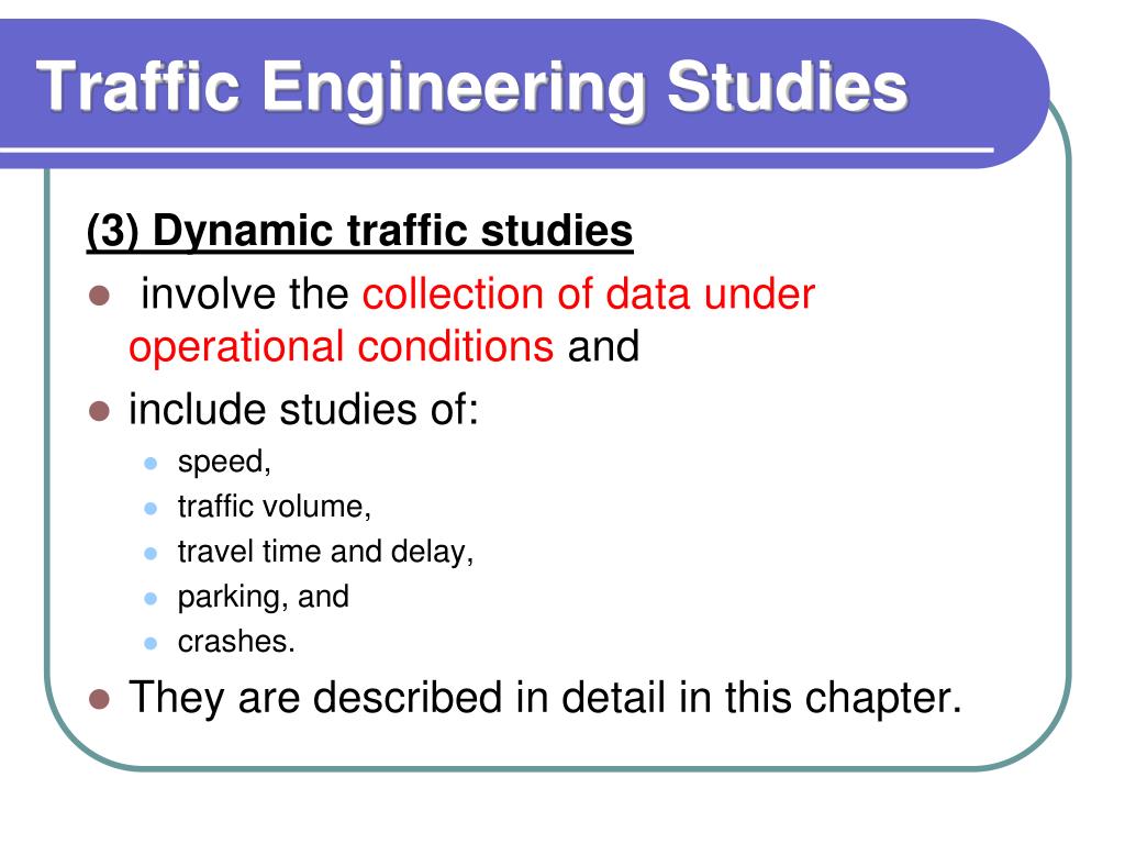 traffic engineering thesis topics