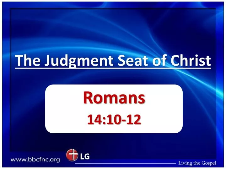 the judgment seat of christ n.
