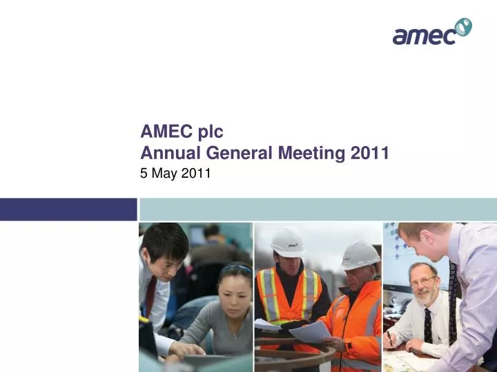 amec plc annual general meeting 2011 n.