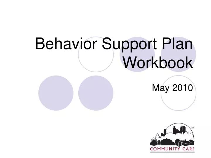 behavior support plan workbook n.